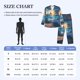 thumbnail image 4 of Fotbe Ocean View Bedroom Pijama de Hombre con Estampado de Manga Larga, Conjunto de 2 Piezas, Ropa de Dormir Suave y Cómoda con Bolsillos-Large, 4 of 7