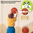 thumbnail image 5 of HUMJUSE Interactive Indoor Mini Basketball Hoop Toy for Toddlers Boys & Girls, Boy Toddler Toys with Inflator & Hooks, Gift for Toddler Age 2+, 5 of 6