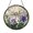 Acrylic 3.5 Inch, variant on Majestic Silver Dragonfly Purple Aster Suncatcher Window Present Glass