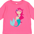 thumbnail image 4 of Inktastic Mermaid Girls Long Sleeve Toddler T-Shirt, 4 of 5