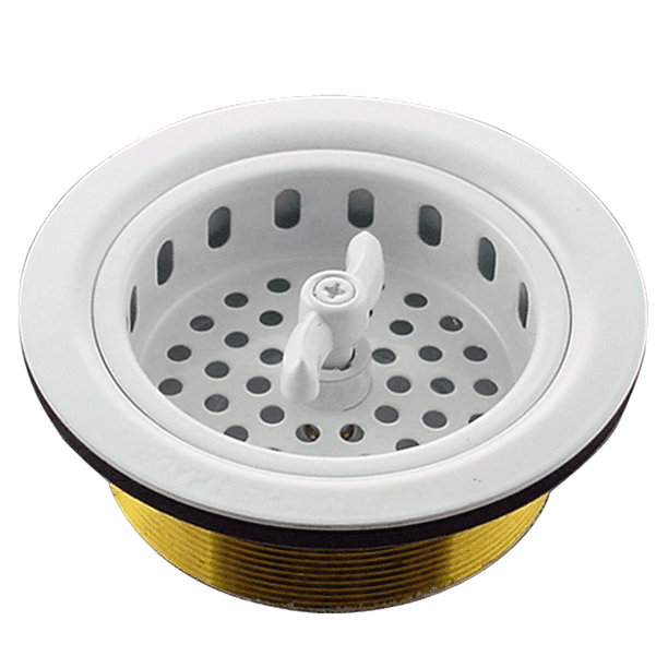 Mr. Scrappy 3.5" Twist Lock Basket Strainer and Flange Drain Assembly