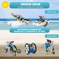 thumbnail image 3 of Juguete Educativo Robot Solar Regalo Para Niños 8 A 14 Años Blanco Llantas Negras, 3 of 5