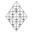 thumbnail image 1 of Danya B HG16101 Rhomboid Geometric Wall Tea Light Holder, 1 of 1