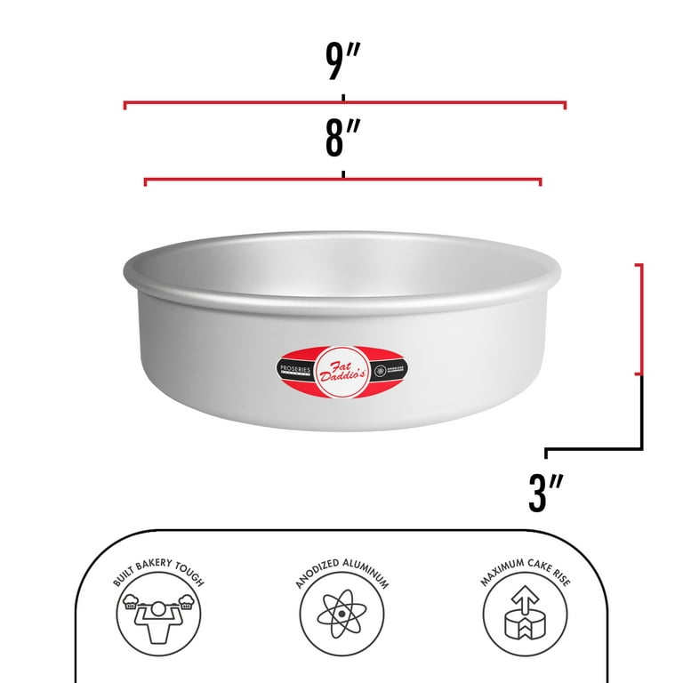 Round Cheesecake Pan with Removable Bottom (8 x 3), Fat Daddio's