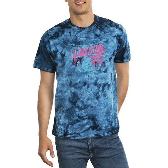 London Uk Spray Over Ny Tie Dye Crystal Men -Image by Shutterstock, Male x-Large