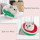 thumbnail image 2 of Collar isabelino ajustable para gatos, suave y bonito, collar de recuperación para gatos, conos para gatos después de cirugía para gatitos, sandía grande, 2 of 5