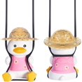 thumbnail image 1 of Swing Canard Voiture Suspension Ornement Mignon Swing Canard Voiture Suspension Swing Auto Décoration Vue Miroir Accessoires pour Voiture Miroir Auto Décoration Intérieure Accessoires (Style Doux), 1 of 7