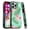 D, variant on For Apple iPhone 14 PRO 6.1" Luxury Side Magnetic Button Card ID Holder PU Leather Case Cover - Foral E
