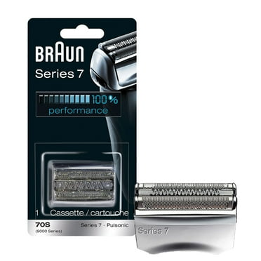 Series 7 70S Electric Shaver Head Replacement Part Compatible with Braun Series 7 Shavers(720, 760, 790, 799 and 797)-Silver