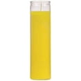 thumbnail image 3 of Yellow Candles - Yellow Wax Candle (2 Pack) Great for Sanctuary, Vigils Blessings and Prayers - Unscented Glass Jars Candle Set - Jar Candles - Spiritual Religious Church, 3 of 3