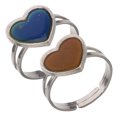 thumbnail image 3 of ColoMX 2pcs Temperatura Cambio de color Anillos de ánimo de color Unisex Sensible Emotion Anillo Joyería, 3 of 7