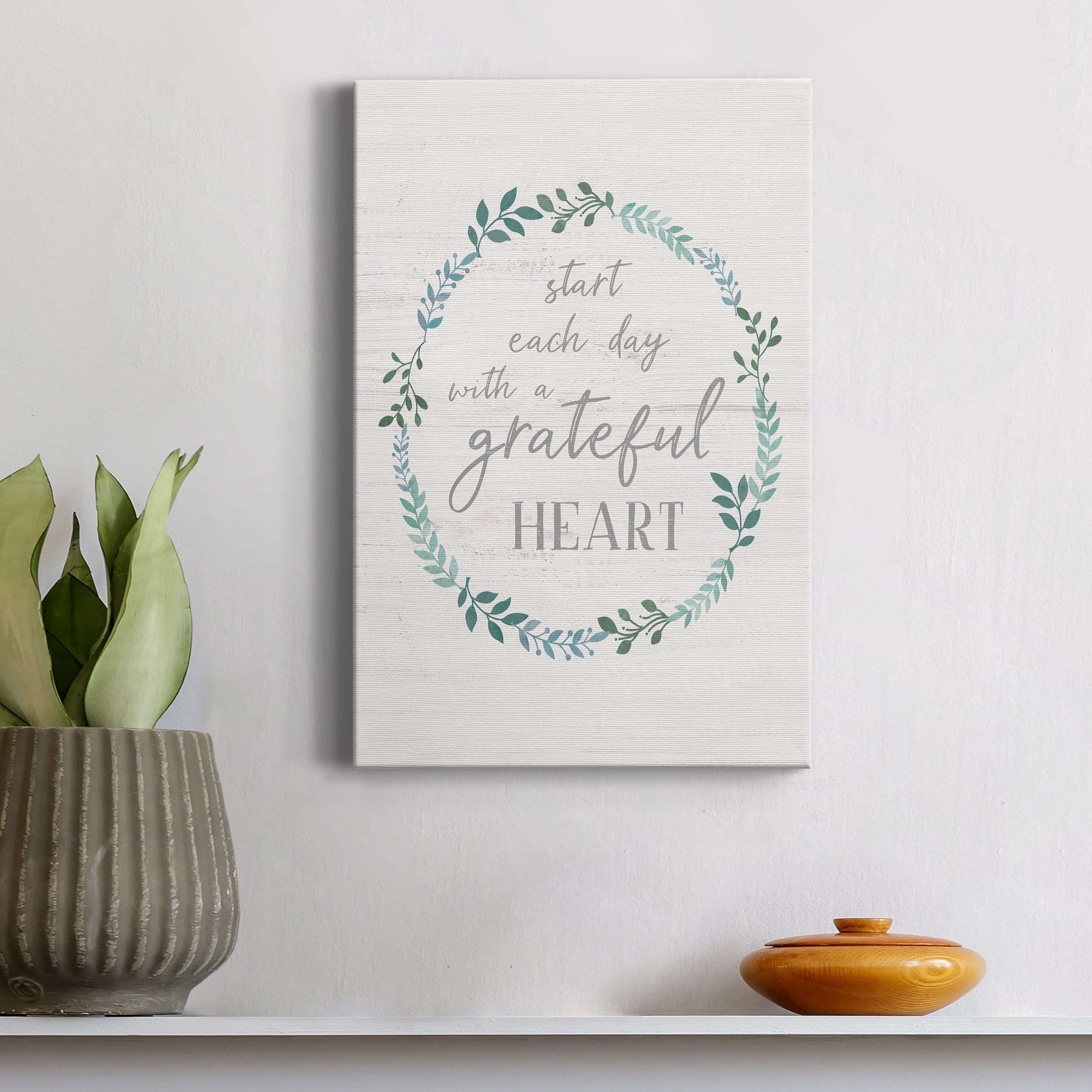 Start Each Day Premium Gallery Wrapped Canvas - Ready to Hang - 8 x 12