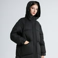 thumbnail image 6 of Zpanxa Women's Winter Parka Long Hooded Coat with Faux Fur Trim Slim Fit Insulated Windproof Warm Jacket for Cold Weather Black XL, 6 of 7