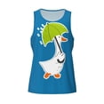 thumbnail image 4 of Haiem Goose Holding an Umbrella Men Workout Tank Top Gym Bodybuilding Sleeveless Muscle T Shirts Athletic Tank Breathable Workout Shirt-XX-Large, 4 of 9