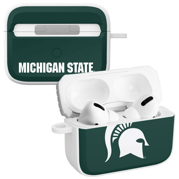 Michigan State Spartans HDX Case Cover Compatible with Apple AirPods Pro 1 & 2 Battery Case (Classic) by Affinity Bands