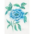 thumbnail image 3 of Dyer, Beverly 14x18 Black Modern Framed Museum Art Print Titled - Floral Blue 1, 3 of 5