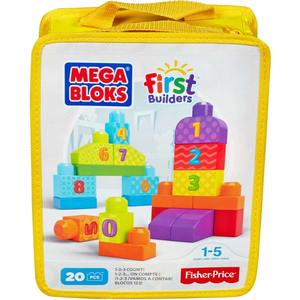 Mega Bloks First Builders 123 Count Playset