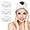 3 pack-All White, variant on Teen Girls Fuzzy Skincare Headband - Face Washing Hair Band Terry Cloth Headbands for Washing Face