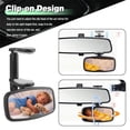 thumbnail image 4 of Forward Facing Baby Car Mirror - Clip On Car Mirror for Baby, Shatterproof & Shakeproof, Newborn Essentials, 4 of 5