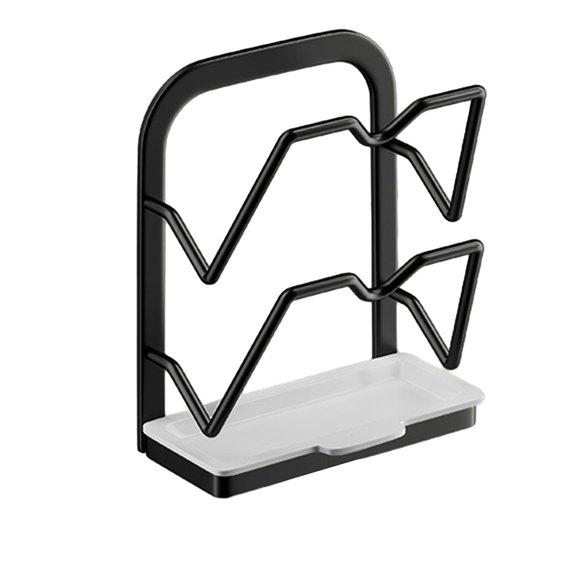 2/3 Layer Pot Lid Shelf with Hook Multifunctional Chopping Board Rack for Storage Cookware Lid