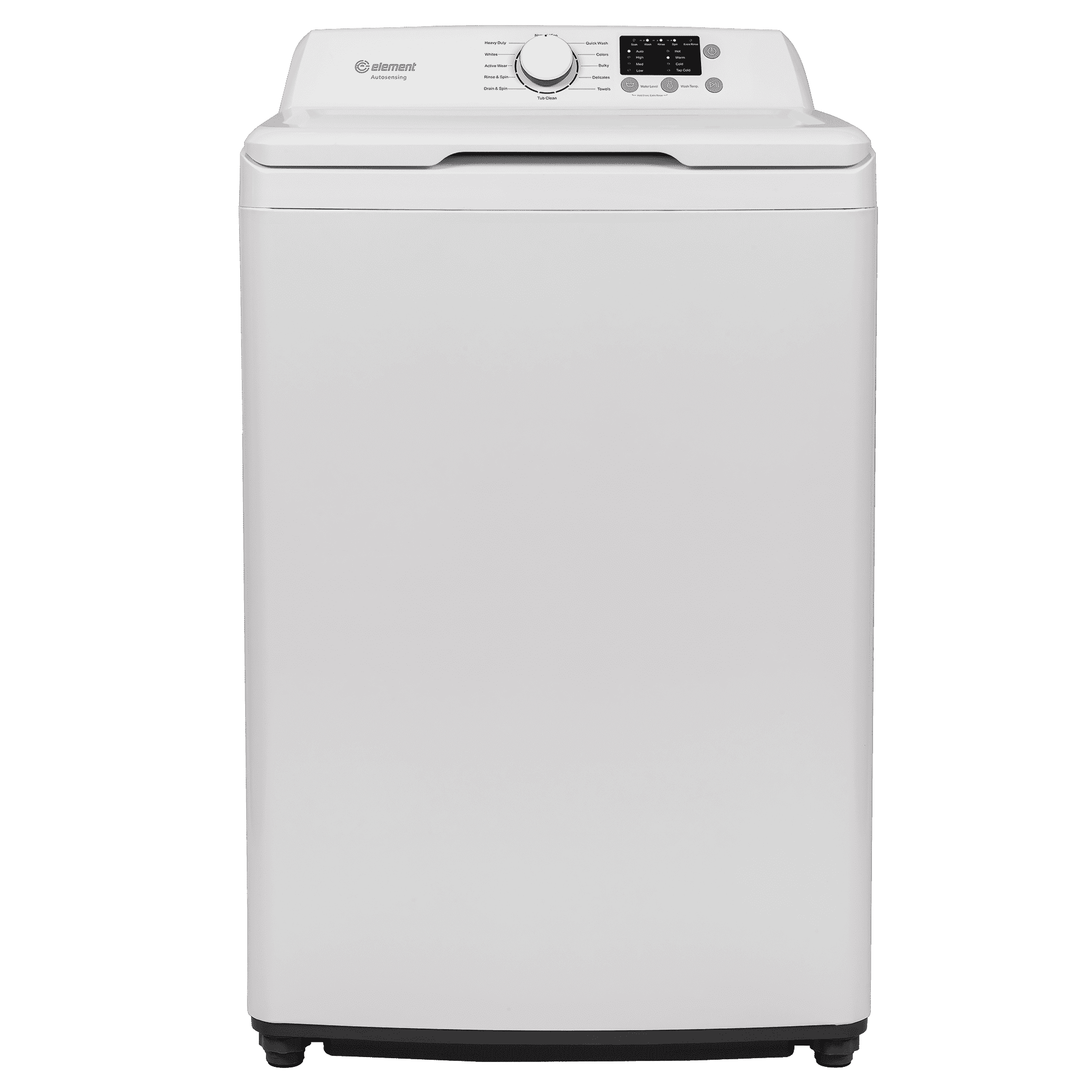 Element 3.7 cu. ft. Top Load Washer with Agitator, 12 Wash Cycles, Deep Clean, White