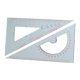 thumbnail image 1 of Regla triangular para dibujo de gráficos, transportador de ángulos triangular portátil y duradero para barcos Regla de ángulo recto, 1 of 9