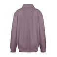 thumbnail image 6 of Womens Oversized Sweatshirts Turtleneck Pullover Long Sleeve No Hood Tops Fall Fashion Outfits 2025 Clothes Light Purple L, 6 of 6
