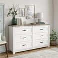 thumbnail image 2 of Ameriwood Home Commo Chapelle Colline 6 Tiroirs en Blanc, 2 of 7