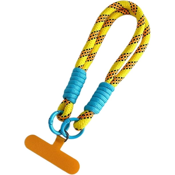 Cordones para teléfono celular para mujeres, correas de muñeca universales para teléfono con pestaña de sujeción, elementos esenciales para viajes y compras