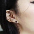 thumbnail image 4 of GKNET Men Women Black Magnetic Stainless Steel Studs Earrings Non-Piercing Earrings-3, 4 of 9