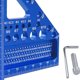 thumbnail image 5 of Regla de medición 3D Colamx de múltiples ángulos herramienta de medición azul, 5 of 7