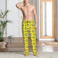 thumbnail image 4 of KLL Mens Pajama Pants for Men,Mens Lounge Pants,Funny Gifts for Men,Men's Pajama Bottoms-White Popcorn, 4 of 5