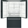 thumbnail image 2 of Café CWE23SP3MD1 23 Cu. Ft. Matte Black Counter-Depth French Door Refrigerator, 2 of 4