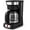 12 Cup, variant on 5 Cup Drip Coffee Maker, Compact Coffee Machine, Pause & Brew, Keep Warm, Auto Shut Off, 25oz coffee pot,  Filter, EasyView water , Ideal for  and Office Use, black