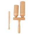 thumbnail image 2 of Chinese Bangzi Wooden Cylinder , Treble Bass Percussion Musical Instruments Educational Develop Rhythm Sense Elegant Safe Paint  for Class, 2 of 8