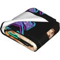 thumbnail image 3 of Kali Actress Uchis Flannel Blanket Air Conditioning Blanket Nap Blanket Sofa Throw Blanket Throw Blankets 80"X60", 3 of 5
