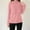 Pink, variant on Olyvenn Fashion Women Maternity Nursing Top Crewneck Long Sleeve Double Layer Breastfeeding Shirt Soft Light Comfy Pregnancy Clothes Khaki XXL