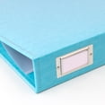 thumbnail image 5 of Scrapbook Classic Leather 3 Ring Album Aqua 12X12, 5 of 6