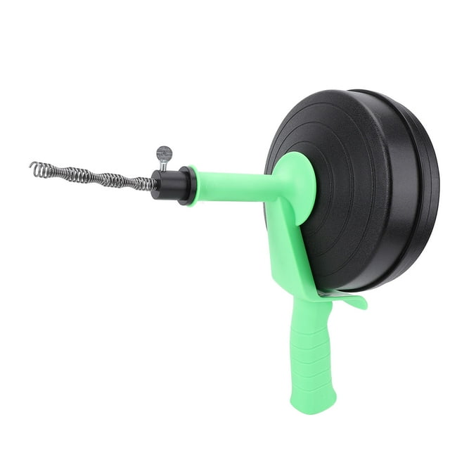 Handheld Drain Cleaner Plumbing Snake Auger Drain Unblocking Plumbing Hair Clog Removal Tool Sink Unclogger Drain Cleaner Tool Manual Or Powered Plumbing Snake Plumbing