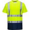 thumbnail image 2 of Portwest S378 Hi-Vis 2-Tone T-Shirt-Yellow/Black-XXL, 2 of 2