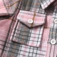 thumbnail image 7 of Vividxx Toddler Boys Girls Shirt Coats Jacket Plaid Long Sleeve Kids Lapel Button Tops Outwear Fashionable Outwear, 7 of 7