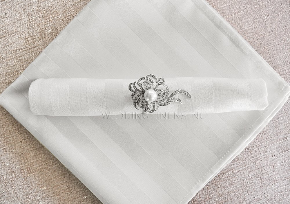 1 white wedding cotton restaurant dinner cloth linen napkins premium 20'' 