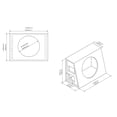 thumbnail image 2 of GOLDWOOD TR8P Sealed Single Car Speaker Cabinet Box for 8" Dual Woofer, 2 of 6