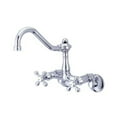 thumbnail image 1 of Kingston Brass Vintage Double Handle Wall Mount Kitchen Faucet, 1 of 1