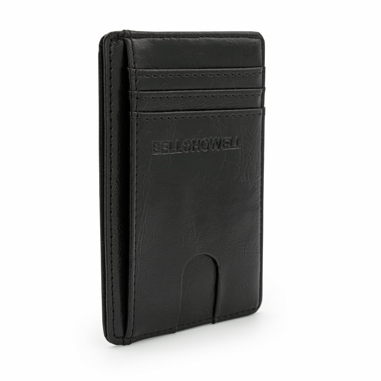 Plain cheap black wallet