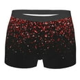 thumbnail image 5 of Uemuo Red Glitter1 Pattern Men's Boxer Briefs,Trunk Anti-Chafing,Comfortable, Durable, and Stylish Underwear-Small, 5 of 9