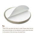 thumbnail image 4 of Uxcell Furniture Sliders Plastic Self-adhesive Round Sliding Pads for Carpeted Tile Vinyl Hardwood Floors 2 3/4" 4Pcs, 4 of 6