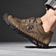 thumbnail image 5 of Botines cortos de punta redonda a la moda para hombre, botines de otoño e invierno, botines cortos antideslizantes para exteriores, botas de invierno con cordones informales Wmkox8yii 123q1581, 5 of 7