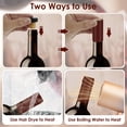 thumbnail image 3 of Lieonvis Wine Sealer for Wine Bottles - 60 pcs Wine Bottle Resealer Kit for Cruise with PVC Heat Shrink Capsules,T-Shape Wine Bottle Cork Stopper for Making Cellars and Home Use, 3 of 10