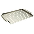 Cuisinart 11.5" X 15" Stainless Steel Grill Topper With Raised